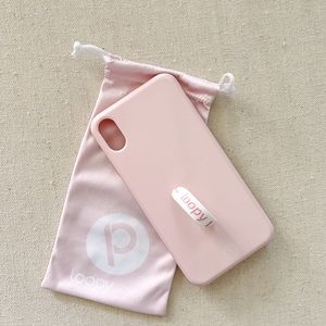 iPhone XS Max pink loopy case